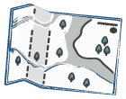illustrated map og gettysburg