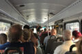 the inside of one of our ghost bus tours